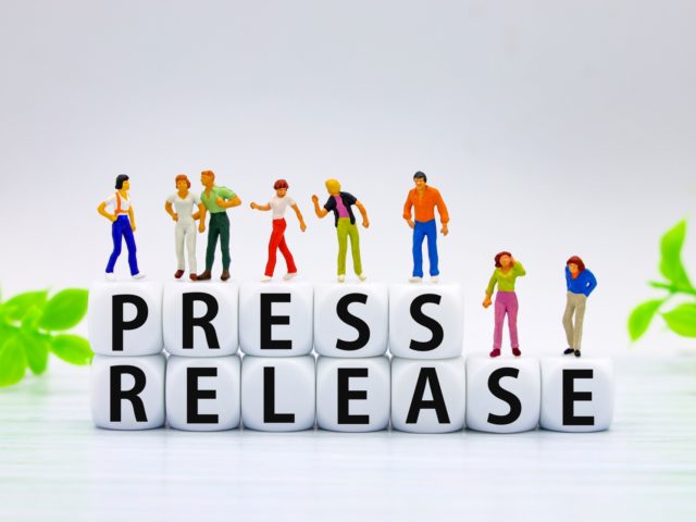 プレスリリース配信しました